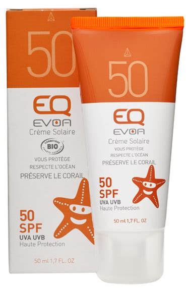 eq evoa crème solaire.